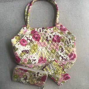 Vera Bradley Purse, Wallet, and Checkbook